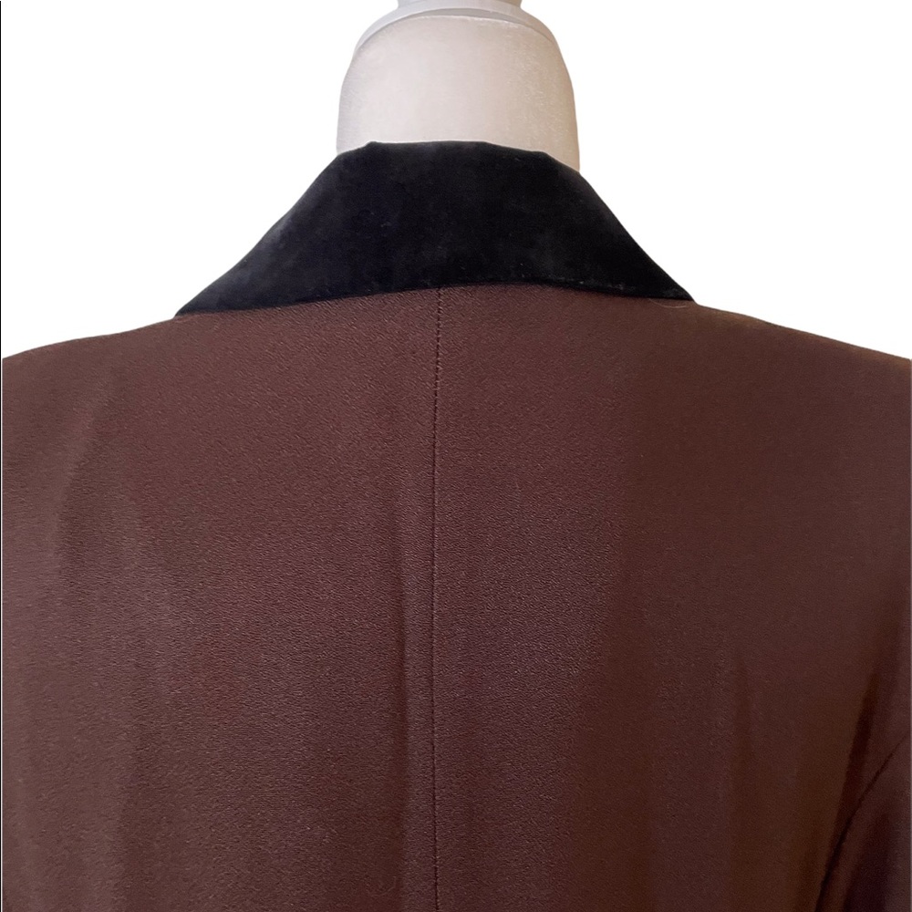 VINTAGE DANI MAX SKIRT SET Size 14 Chocolate Brown Excellent Preloved Condition - Picture 6 of 13